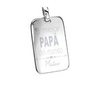 PLACA RETRO M SILVER