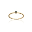 ANILLO ANOUCK BLACK GOLDEN