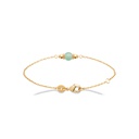 Pulsera Altea aventurina golden