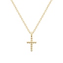 COLLAR CRUZ BOLITAS GOLDEN