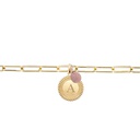 [10552A] PULSERA MIA SOL GOLDEN (RODONITA)