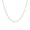 [82CA2043-60] CADENA BOLITAS 60CM GOLDEN