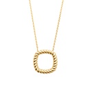 [1392200945CH] GARGANTILLA CUBIC ROP GOLDEN