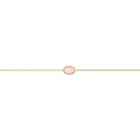 PULSERA CRIS CUARZO ROSA GOLDEN