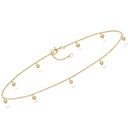 TOBILLERA BOLITAS GOLDEN