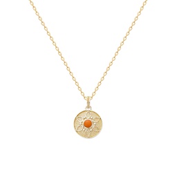 [2362EX0640CH.44] COLLAR JULIE ROUGE GOLDEN