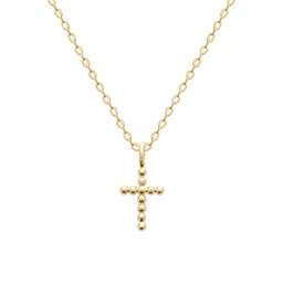 [132777800CH.44] COLLAR CRUZ BOLITAS GOLDEN